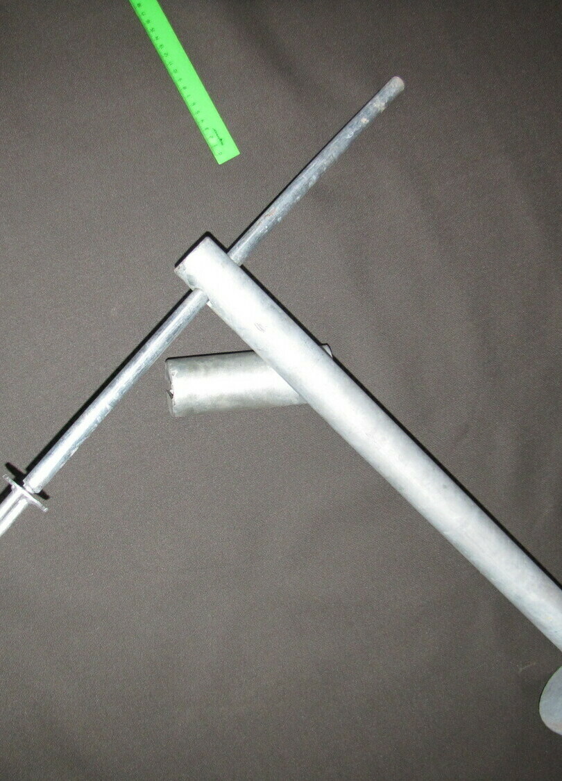 Грунтовый якорь в сборе с воротком. Сталь, закаленная саль, цинк и ничего более Защита лодки от кражи . Якорь М2