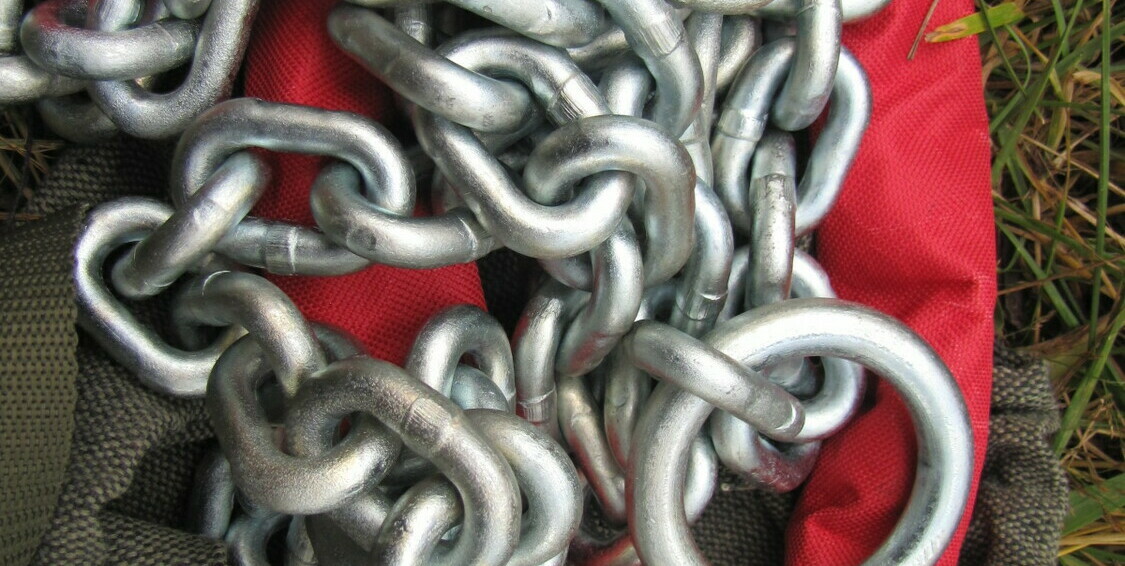 Оцинкованная закаленная цепь для локи - самая надежная защита Цепь для лодки